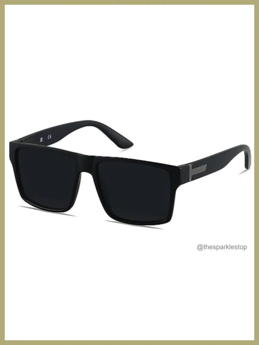 Oversized Square Sunglasses UV400 Protection Unisex
